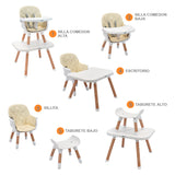 Comedor infantil 6 en 1 Mila Beige Priori