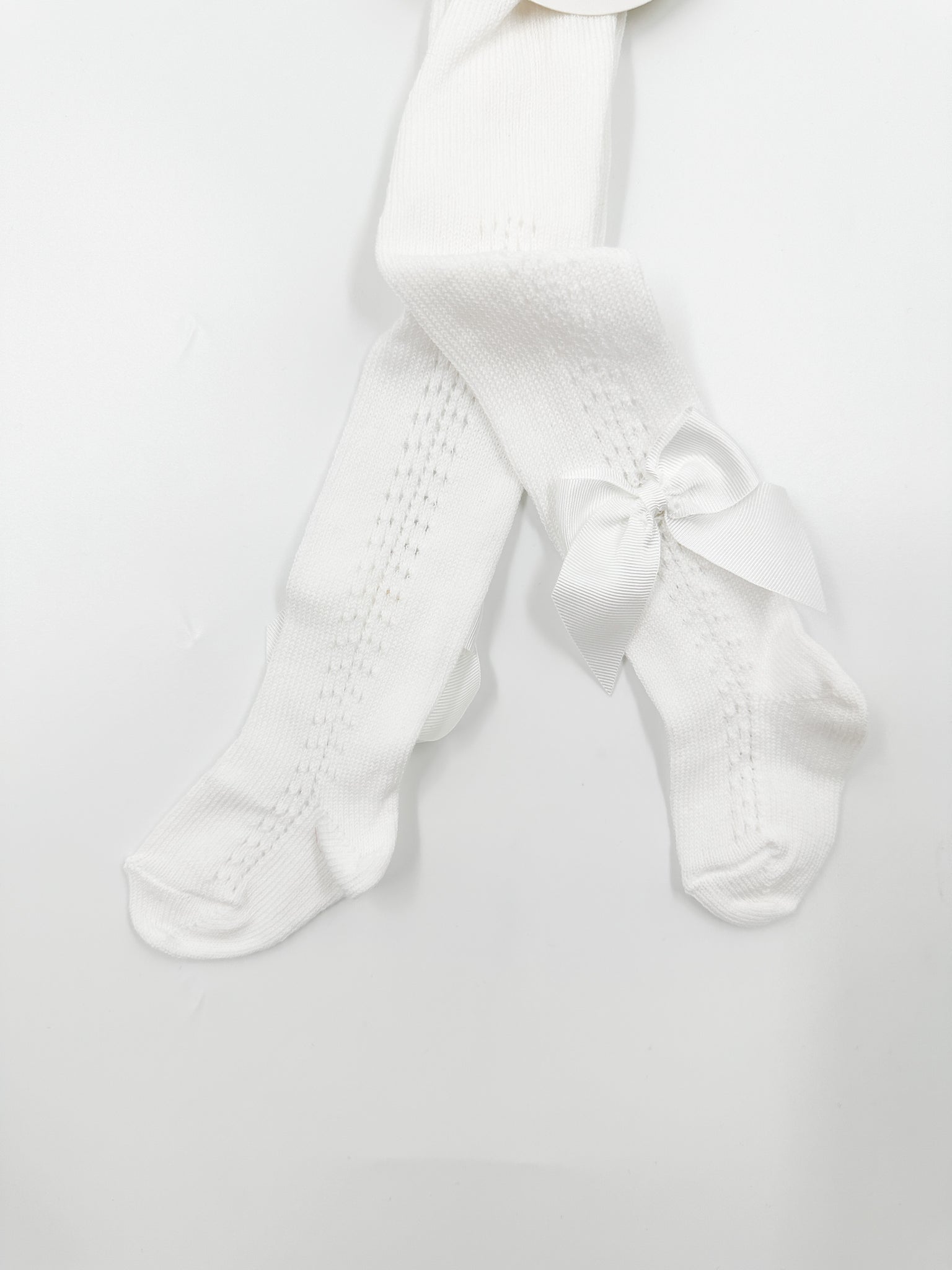 Media pantalón con moño 2016 Blanco