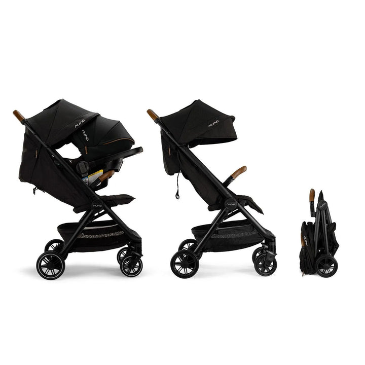 Coche de Bebé Nuna Ultracompacto TRVL + Pipa Urban Caviar - La Tienda de Salo