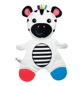 Peluche de apego y dentición zebra