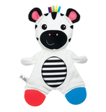 Peluche de apego y dentición zebra