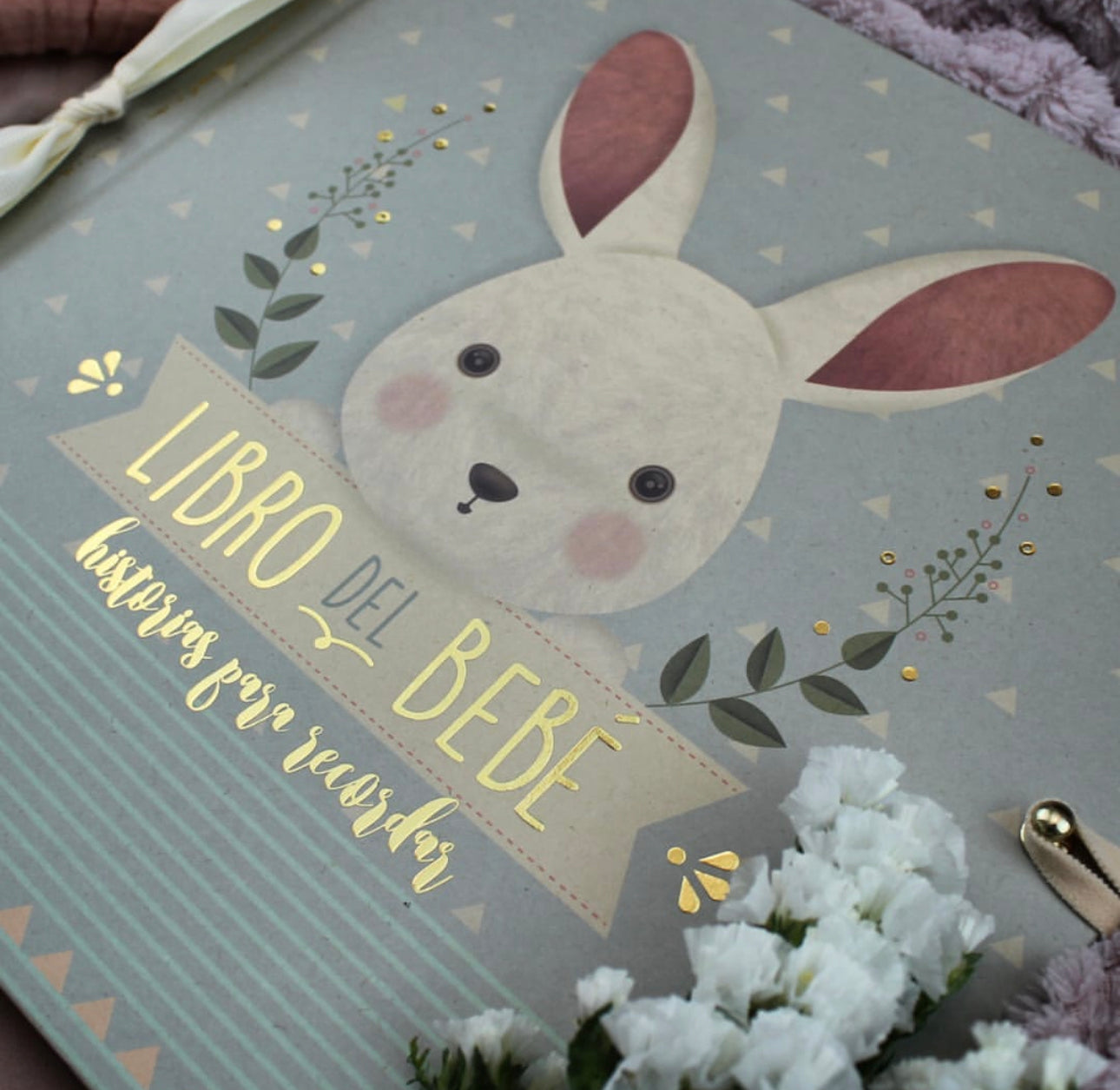 Libro del bebé Conejo Azul