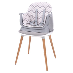 Silla comedor bebe 6en1 Priori Sidney Gris - La Tienda de Salo