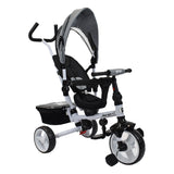 Triciclo Paseador Aaron 360 Bebe Priori Gris