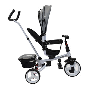 Triciclo Paseador Aaron 360 Bebe Priori Gris