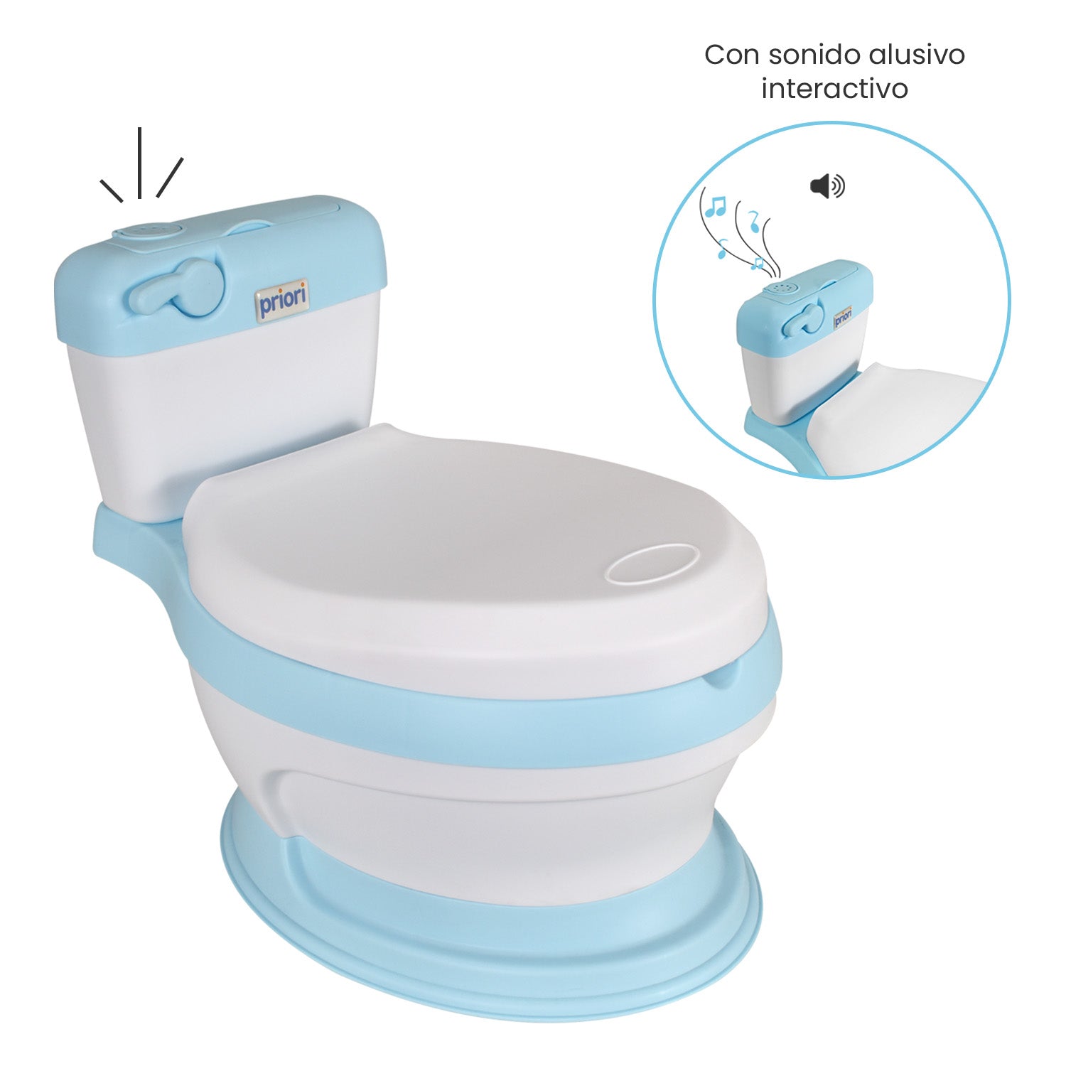 Baño Entrenador para niños Priori Bari Plus Azul