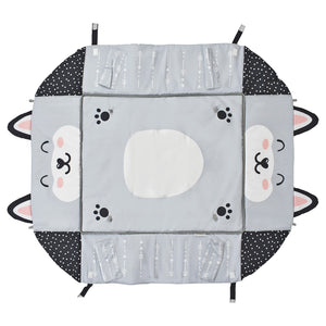 Gimnasio Actividades Con Pelotas Gris Premium Baby PB-302MN