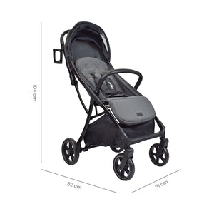 Coche Para Bebe Nova Gris Priori