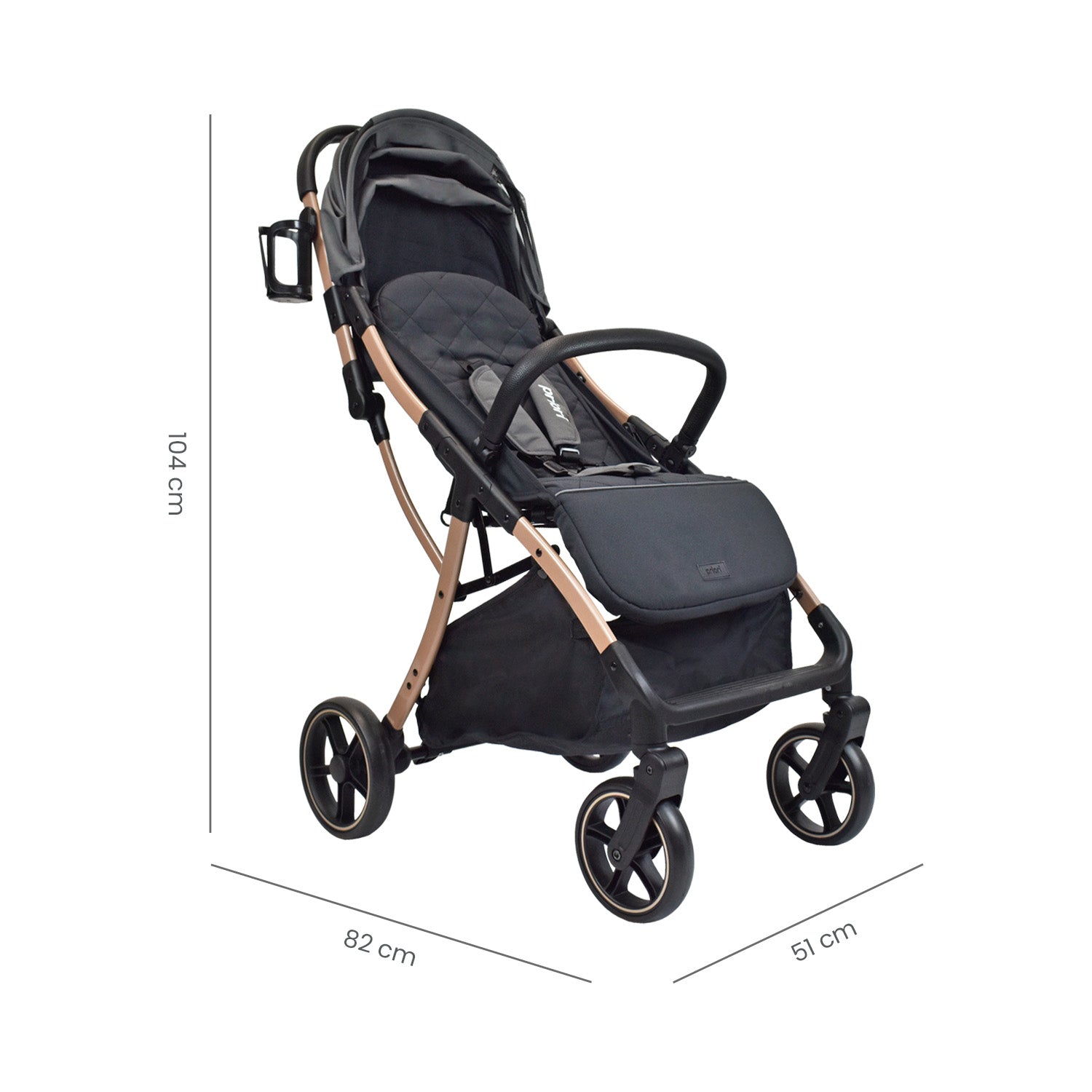 Coche Para Bebe Nova gris Priori