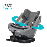 Silla Carro Bebe First Plus 360° Priori Gris Rosa